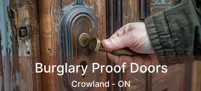 Burglary Proof Doors Crowland - ON