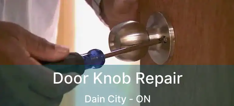 Door Knob Repair Dain City - ON