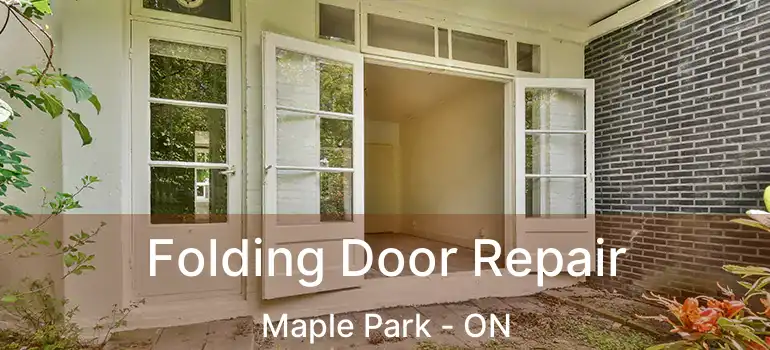 Folding Door Repair Maple Park - ON